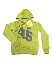 Carica l&#39;immagine nel visualizzatore di Gallery, FELPA PACIOTTI UNISEX COTONE CON CAPPUCCIO E SIGLA 4US CENTRALE GRANDE STILE MURO