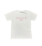 T-SHIRT GAELLE SCRITTA CENTRALE GRANDE ROSA