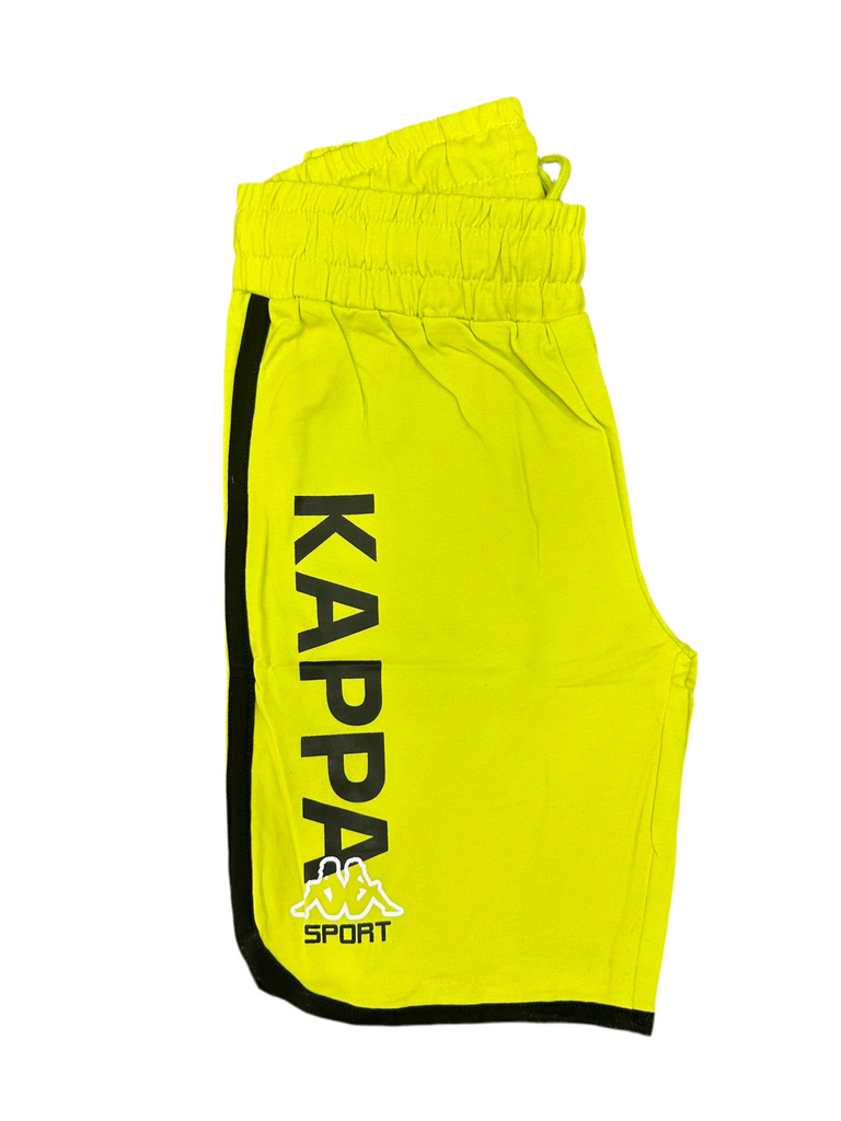 COMPLETINO KAPPA CON LOGO CENTRALE COLORATO STAMPATO