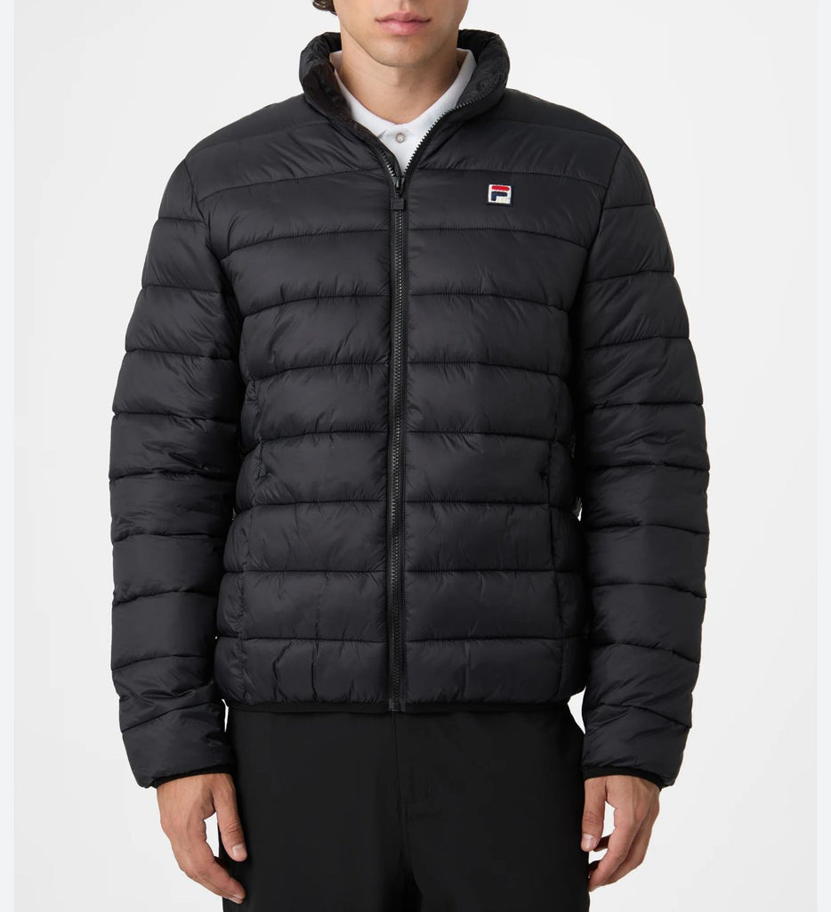 GIUBBINO FILA UOMO PIUMINO CON ZIP E LOGO QUADRATO LATO CUORE