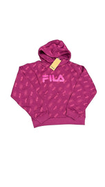 FELPA FILA CON CAPPUCCIO E MULTILOGO