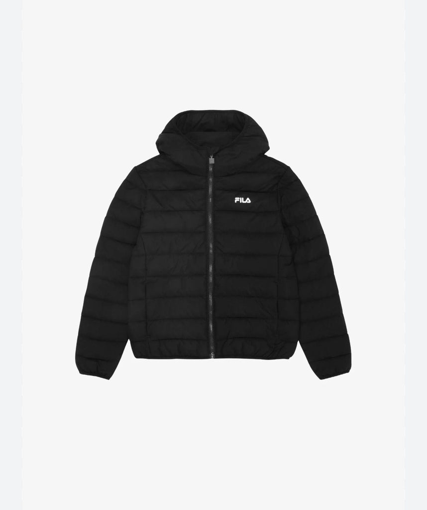 GIUBBINO FILA RAGAZZO PIUMINO CON CAPPUCCIO E SCRITTA LATO CUORE