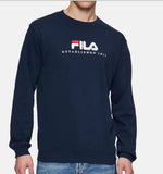 FELPA FILA CON LOGO CENTRALE CUCITO GIROCOLLO