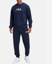TUTA COMPLETA FILA UNISEX COTONE CON LOGO CENTRALE CUCITO