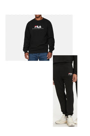 TUTA COMPLETA  FILA UNISEX COTONE CON LOGO CENTRALE CUCITO