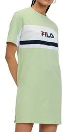 VESTITO FILA LOGO CENTRALE CON BANDA ORIZZANTALE