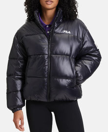 GIUBBINO FILA DONNA PIUMINO TARGHETTA CUCITA MANICA E LOGO LATO CUORE