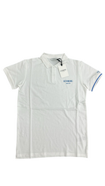 POLO ICEBERG LOGO LATO CUORE E BORDO MANICA BLU