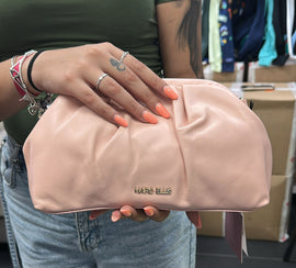 BORSA A MANO MARC ELLIS LOGO DORATO INFERIORE