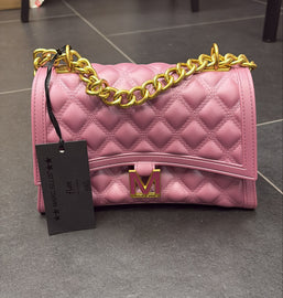 BORSA MARC ELLIS CON ROMBI E M IN ACCIAIO CHIUSURA