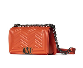 BORSA MARC ELLIS RIGATA CON LOGO A CHIUSURA COLORATO