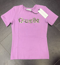 Carica l'immagine nel visualizzatore di Gallery, T-SHIRT GAELLE SCRITTA LEOPARDATA GRANDE