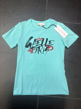 Carica l'immagine nel visualizzatore di Gallery, T-SHIRT GAELLE SCRITTA GRAFFIATA CENTRALE NERA