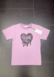 T-SHIRT GAELLE LOGO CUORE MERLETTO E SCRITTA INTERNA