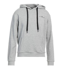 Carica l&#39;immagine nel visualizzatore di Gallery, FELPA RICHMOND UOMO COTONE CON CAPPUCCIO LOGO GOMMA LATO CUORE