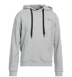 FELPA RICHMOND UOMO COTONE CON CAPPUCCIO LOGO GOMMA LATO CUORE