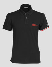 Carica l&#39;immagine nel visualizzatore di Gallery, POLO ICEBERG LOGO LATO CUORE E BORDO MANICA ROSSO