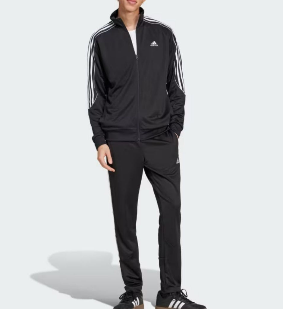 TUTA COMPLETA ADIDAS ZIP E CAPPUCCIO BASIC