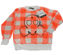 Carica l'immagine nel visualizzatore di Gallery, FELPA BUTNOT BAMBINO FELPATA CON TESCHIO BIANCO, GIROCOLLO
