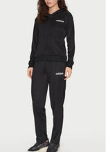 Carica l&#39;immagine nel visualizzatore di Gallery, TUTA COMPLETA ADIDAS DONNA ACETATO CON ZIP E CAPPUCCIO LOGO LATO CUORE
