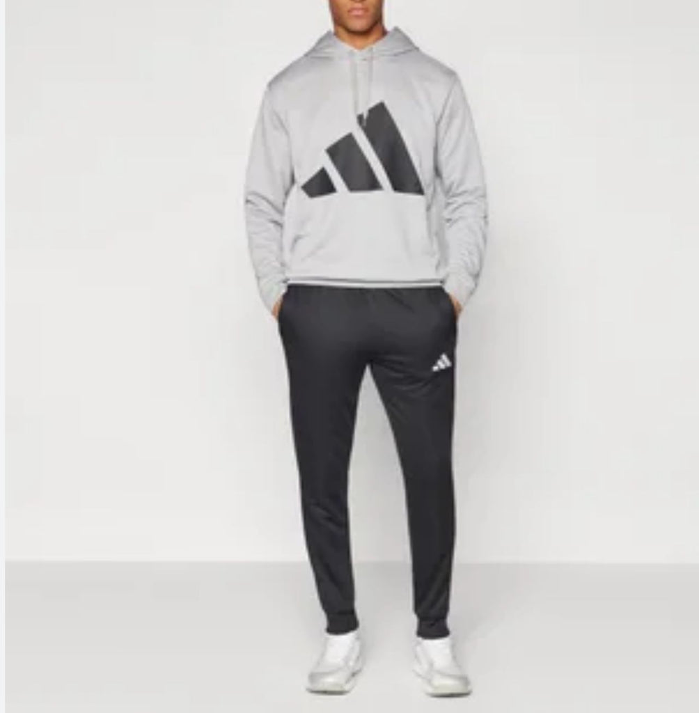 TUTA COMPLETA ADIDAS UOMO ACETATA CON LOGO GRANDE CENTRALE