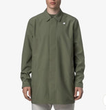 GIUBBINO K-WAY UOMO TERMICO CON COLLETTO ZIP E BOTTONI