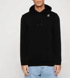 FELPA KWAY UOMO COTONE CON CAPPUCCIO E LOGO STAMPATO LATO CUORE