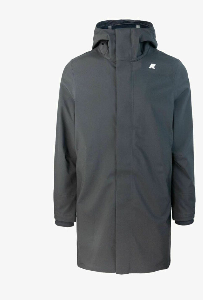 GIUBBINO KWAY PAIL CON CAPPUCCIO E LOGO LATO CUORE GOMMA