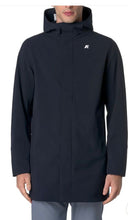 Carica l'immagine nel visualizzatore di Gallery, GIUBBINO K-WAY THOMAS BONDED CON CAPPUCCIO E LOGO GOMMATO