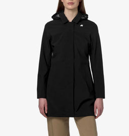 GIUBBINO K-WAY DONNA TERMICO COLLETTO E  CAPPUCCIO RIMOVIBILE