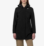 GIUBBINO K-WAY DONNA TERMICO COLLETTO E  CAPPUCCIO RIMOVIBILE