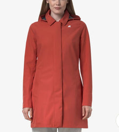 GIUBBINO K-WAY DONNA TERMICO COLLETTO E  CAPPUCCIO RIMOVIBILE