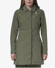 Carica l&#39;immagine nel visualizzatore di Gallery, GIUBBINO K-WAY DONNA TERMICO COLLETTO E  CAPPUCCIO RIMOVIBILE