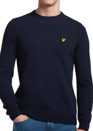 MAGLIONCINO LYLE E SCOTT GIROCOLLO LOGO LATO CUORE