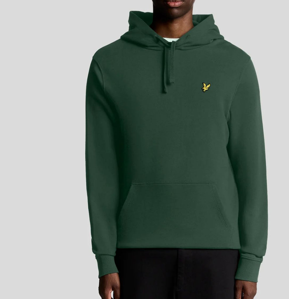 FELPA LYLE & SCOTT  UOMO COTONE CON CAPPUCCIO LOGO LATO CUORE
