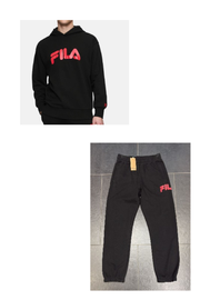 TUTA COMPLETA  FILA CON SCRITTA ROSSA