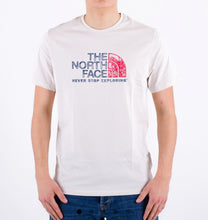 Carica l&#39;immagine nel visualizzatore di Gallery, T-SHIRT THE NORTH FACE LOGO CENTRALE STAMPATO