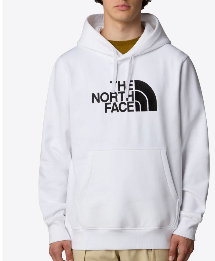 FELPA THE NORTH FACE CON CAPPUCCIO CON SCRITTA NERA CENTRALE