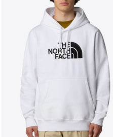 FELPA THE NORTH FACE CON CAPPUCCIO CON SCRITTA NERA CENTRALE