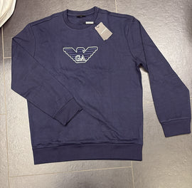 FELPA ARMANI UOMO COTONE CENTRALE CUCITO