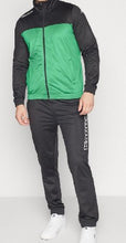 Carica l'immagine nel visualizzatore di Gallery, TUTA COMPLETA KAPPA UOMO ACETATA  BICOLOR VERDE/NERO
