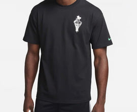 T-SHIRT NIKE CON LOGO CANESTRO LATO CUORE E SCRITTA RETRO GRANDE