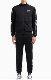 TUTA COMPLETA ARMANI UOMO FELPATA RIGO SPALLA E LOGO LATO CUORE