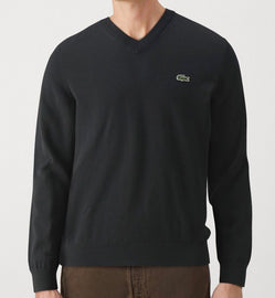 MAGLIONCINO LACOSTE CON SCOLLO A V E LOGO LATO CUORE