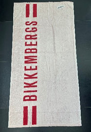 TELO MARE BIKKEMBERGS CON SCRITTA ROSSA