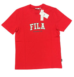 T-SHIRT FILA CON SCRITTA CENTRALE DOPPIA