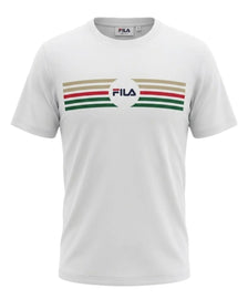 T-SHIRT FILA CON STRISCE COLORATE CENTRALI