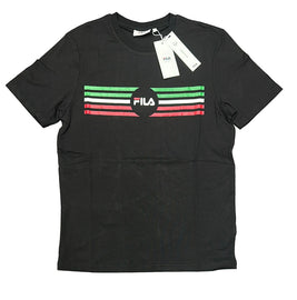 T-SHIRT FILA CON STRISCE COLORATE CENTRALI
