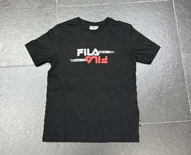 T-SHIRT FILA LOGO IN GOMMA CENTRALE A SPECCHIO