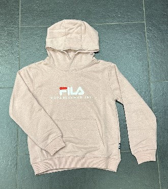 TUTA COMPLETA FILA CON CAPPUCCIO E SCRITTA CENTRALE CUCITO